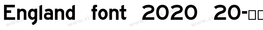 England font 2020 20字体转换